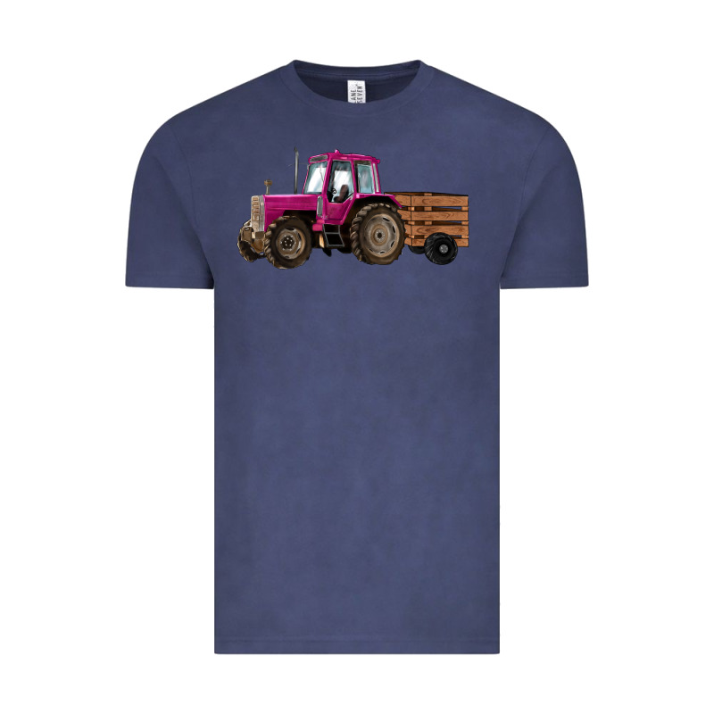 Pink Farm Tractor Vintage Tee by RanaPortraitStore | Teevron