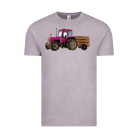 Vintage Zinc Pink Farm Tractor Vintage Tee - RanaPortraitStore