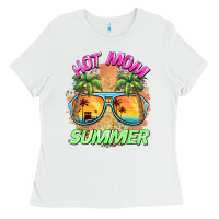 White hot mom summer Ladies Tee - BarkalooDesign
