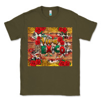 Army Green Viva Mexico Classic Tee - texasbilliewilder