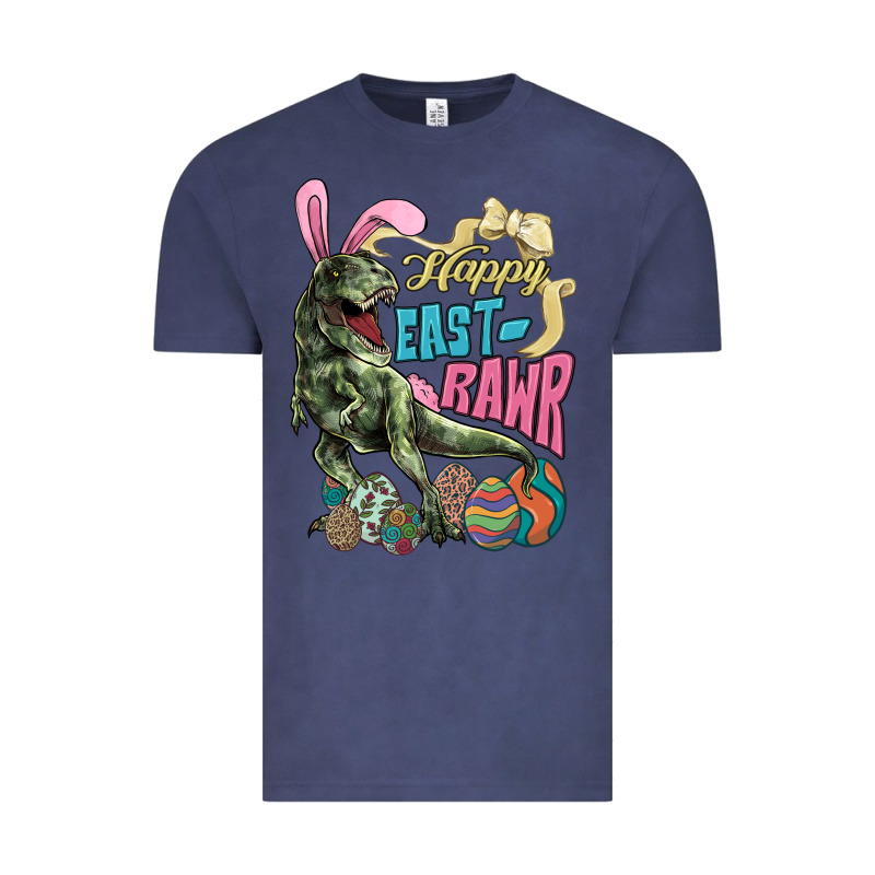 Happy Easter Day T-rex Vintage Tee by HowdyJamesFarm | Teevron