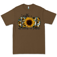 Cacao with god all things are possible sunflower Premium Tee - Jasminsmagicworld