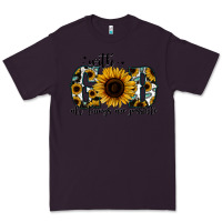 Plum with god all things are possible sunflower Premium Tee - Jasminsmagicworld