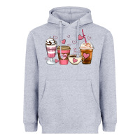 Heather Grey Mommy coffee Heavyweight Hoodie - Artiststas