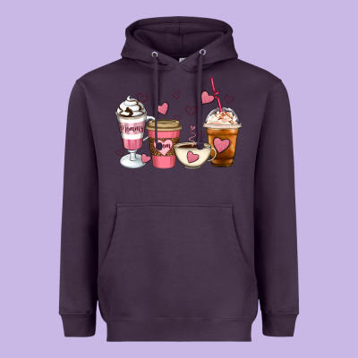 Mommy Coffee Heavyweight Hoodie Designed By Artiststas