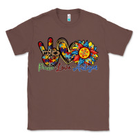 Chestnut peace love autism sunflower Classic Tee - RacoonDesign