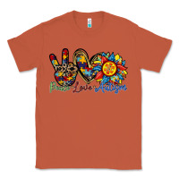Copper peace love autism sunflower Classic Tee - RacoonDesign