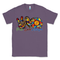 Lavender peace love autism sunflower Classic Tee - RacoonDesign