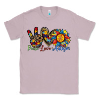Lilac peace love autism sunflower Classic Tee - RacoonDesign
