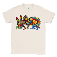 Natural peace love autism sunflower Classic Tee - RacoonDesign