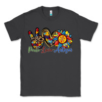 Smoke peace love autism sunflower Classic Tee - RacoonDesign