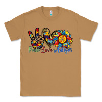 Toasted Coconut peace love autism sunflower Classic Tee - RacoonDesign