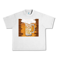 Lunar Rock keep calm and drink cold beer Urban Heavy Tee - TumblerDesignByShophia