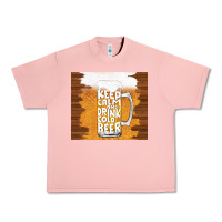 Salmon keep calm and drink cold beer Urban Heavy Tee - TumblerDesignByShophia