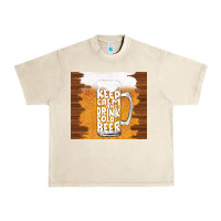 Sandshell keep calm and drink cold beer Urban Heavy Tee - TumblerDesignByShophia