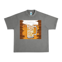 Tornado keep calm and drink cold beer Urban Heavy Tee - TumblerDesignByShophia