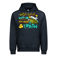 Navy splish splash your opinion is trash Urban Hoodie - AdoDesignShop
