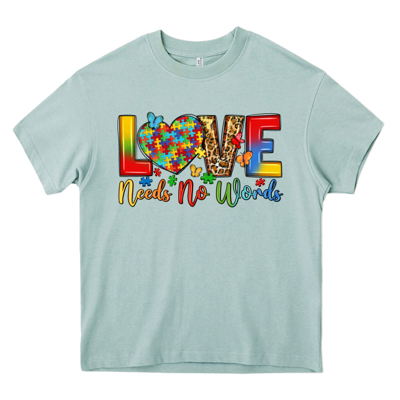 Love Needs No Words Heavy Core Tee by LillyAllenDesigns | Teevron
