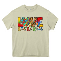 Mossy love needs no words Heavy Core Tee - LillyAllenDesigns