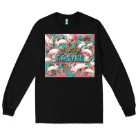Black Easter Bunny  tumbler Easter Day Long Sleeve Tee - HowdyJamesFarm