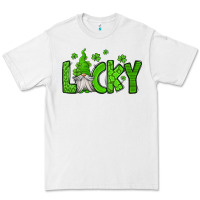 White lucky gnome st patricks day Premium Tee - Jasminsmagicworld