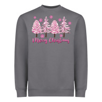 Storm Merry Christmas Trees Heavyweight Sweatshirt - FaDigitalArtStudio