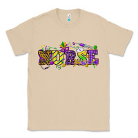 Mushroom Mardi Gras Day Nurse Classic Tee - NancyCooperArtShop