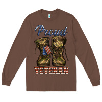 Chestnut proud veteran camo shoes Long Sleeve Tee - Jasminsmagicworld