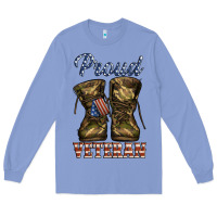 Colony Blue proud veteran camo shoes Long Sleeve Tee - Jasminsmagicworld