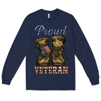 Navy proud veteran camo shoes Long Sleeve Tee - Jasminsmagicworld