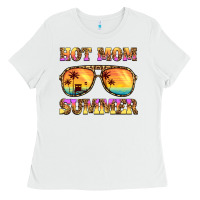 White hot mom summer Ladies Tee - BarkalooDesign