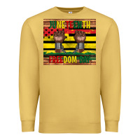 Antique Gold juneteenth freedom day tumbler Premium Sweatshirt - Artiststas