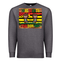 Charcoal Heather juneteenth freedom day tumbler Premium Sweatshirt - Artiststas
