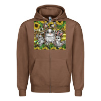 Chestnut easter Zipper Hoodie - CowhideDigitalArt
