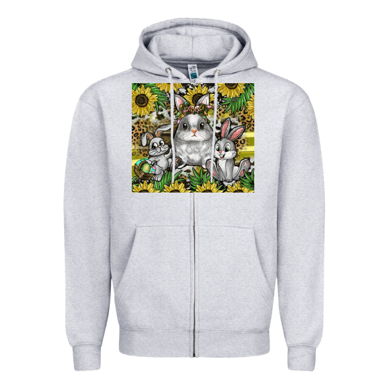 Easter Zipper Hoodie by CowhideDigitalArt | Teevron