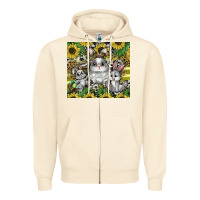 Sandshell easter Zipper Hoodie - CowhideDigitalArt