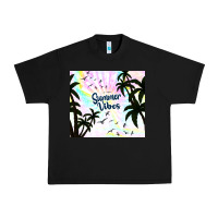 Black summer vibes with birds Urban Heavy Tee - TumblerDesignByShophia