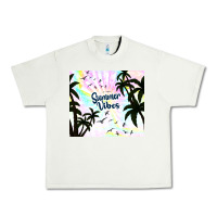 Pistachio summer vibes with birds Urban Heavy Tee - TumblerDesignByShophia