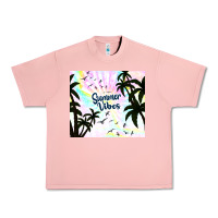 Salmon summer vibes with birds Urban Heavy Tee - TumblerDesignByShophia
