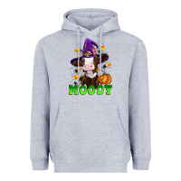Heather Grey moody cow Heavyweight Hoodie - Artiststas