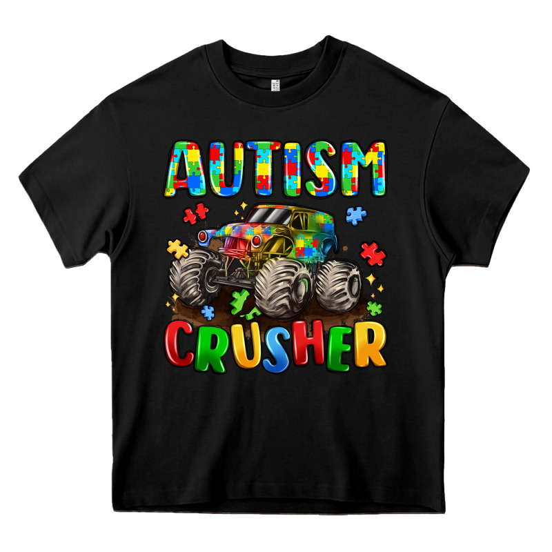 Autism Crusher Heavy Core Tee by LillyAllenDesigns | Teevron