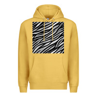 Antique Gold Zebra Seamless Pattern, Premium Hoodie - BundleAndBundleShop