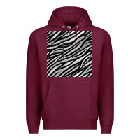 Burgundy Zebra Seamless Pattern, Premium Hoodie - BundleAndBundleShop