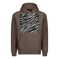 Coffee Zebra Seamless Pattern, Premium Hoodie - BundleAndBundleShop