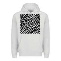 Dove Grey Zebra Seamless Pattern, Premium Hoodie - BundleAndBundleShop