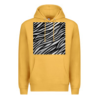 Mustard Zebra Seamless Pattern, Premium Hoodie - BundleAndBundleShop