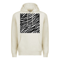 Oatmeal Heather Zebra Seamless Pattern, Premium Hoodie - BundleAndBundleShop