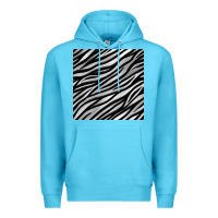 Ocean Blue Zebra Seamless Pattern, Premium Hoodie - BundleAndBundleShop