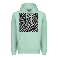 Seafoam Zebra Seamless Pattern, Premium Hoodie - BundleAndBundleShop