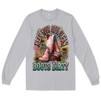Moon Dust Keep your soul clean boots dirty Cowboy western Long Sleeve Tee - HowdyJamesFarm